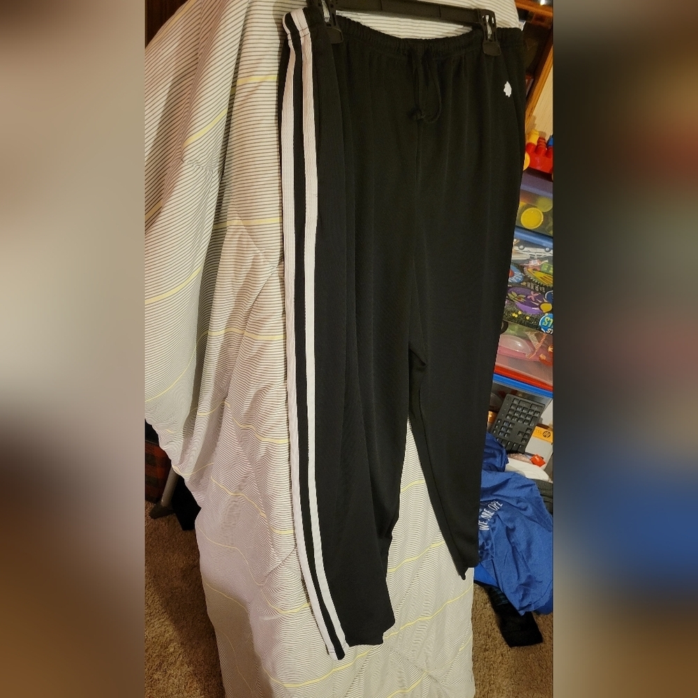 Jerseys Athletic Pants White Stripe 2XL Wide Leg Pants - Picture 5 of 6